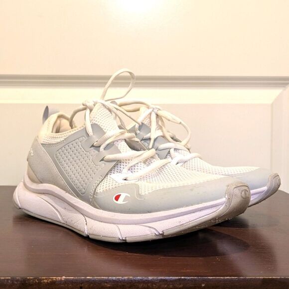 EUC Champion Flare Size 10W Light Grey Running Shoes - Picture 6 of 7